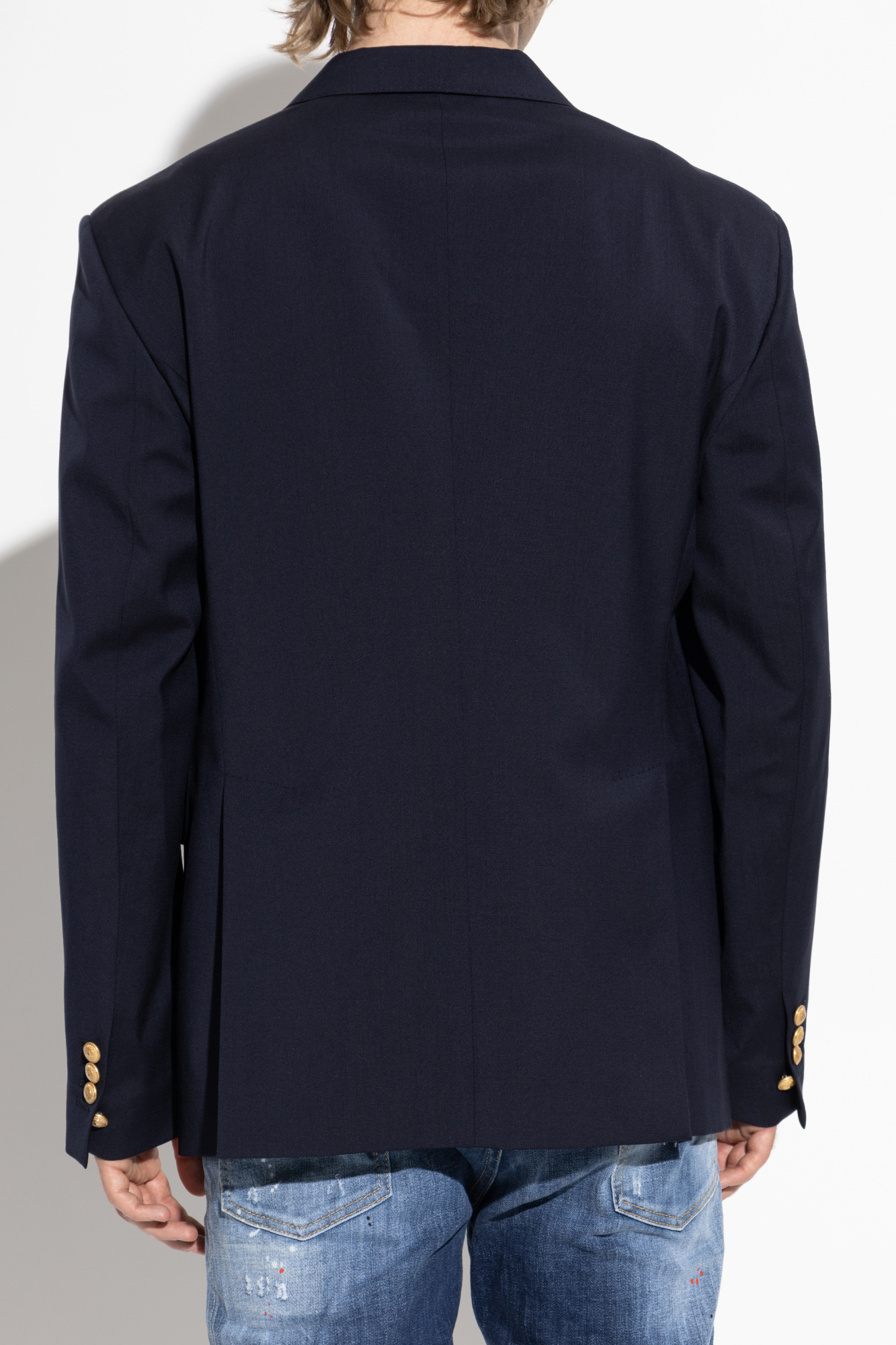 Navy blue Wool blazer Dsquared2 - Vitkac AS